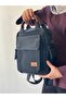 Women's Backpack with Side and Front Pocket Details - 6