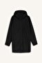Regular Fit Waterproof Hooded Faux Leather Parka (26 Au) - 6