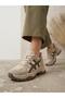 26K374-1 Women's Lace-Up Fleece-Lined Thick Sole Casual Sneaker - 5
