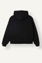 Relax Fit Hooded Zippered Basic Black Women's Jacket D8717Ax/Bk81 - 4