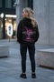 Black Unisex Mental Clarity Printed Hooded Oversize Patterned Fabric Sports Sweatshirt Hzlkapbas21Ssweat - 2