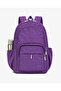 School Backpack with 15.6 Inch Laptop Compartment and Large Volume Organizer - 9106-Purple