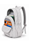 School Backpack with 15.6 Inch Laptop Compartment and Large Volume Organizer - 9106-Grey - 3