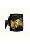 ⚡   Harry Potter Marauder's Map "Mischief Managed" Black Mug with Lightning Handle