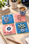 Glass Coaster |   Mavina |   4-Piece Set |   10cm X 10cm - 3
