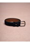 100% Genuine Suede Leather Classic Antique Nickel Buckle Belt 3 cm - 3