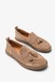 Women's Genuine Leather Ballerinas Mids Mink Suede - 3