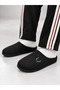 Men's Soft Striped Men's Plush Furry Indoor Slippers Winter Non-Slip Sole Dowry Bundle Slippers - 3