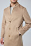 Men's Relaxed-Fit Premium Wool Cashmere Coat Beige 4351Dngr - 2
