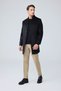 Men's Relaxed-Fit Premium Wool Cashmere Coat Black 4351Dngr - 4