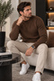 Men's Knitwear Sweater Crew Neck Long Sleeve Basic Knit Winter Sweater - 2