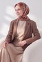 Soft Scarf Painterly Floral Brown