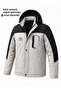 Tuc 1032 Water Repellent Thermal Softshell Men's Jacket with Fleece/Fur Lining - Cold-Proof Sports Coat