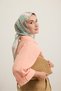 Twill Silk Scarf Retro Paisley Green - 4