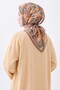 Soft Scarf Painterly Floral Green - 2