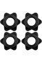 NA 4 PCS Dumbbell Hex Nut Spinlock Collar Spin Lock Screw Nuts Dumbbell Barbell Bar Clips for Weight