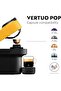 Vertuo Pop Coffee Machine by Nespresso - Vibrant Mango Yellow Design, Automatic Capsule System, UAE Version - 3