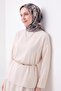 Soft Scarf Painterly Floral Dark Gray