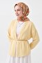 Soft Scarf Painterly Floral Dark Mustard - 4