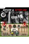 2 Bay Angle Grinder Holder with Discs Hook Rack, Grinders Power Tools Holder Storage Rack, Wall Moun - 5