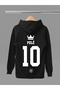 Pele Printed 3-Thread Quality Soft Texture Kids' Hooded Sweatshirt