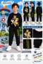 Winter Unisex Black Tracksuit, Black Sweat Top and Bottom Set - 2