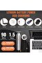 Beard Trimmer for Men, Cordless Hair Trimmer Hair Cutting Groomer Kit, USB Rechargeable 6 in 1 - 6
