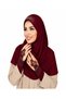 for Women – Elegant Embellished Islamic Hijab, Modest Headscarf with Decorative Detail
