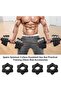 NA 4 PCS Dumbbell Hex Nut Spinlock Collar Spin Lock Screw Nuts Dumbbell Barbell Bar Clips for Weight - 3
