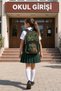 T-Rex Dinosaur Primary School School Bag 3 Compartments Green Children's Backpack 40 X 30 X 15 cm - 5