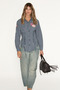 Solita Women's Britli Embroidered Long Sleeve Navy Blue Shirt - 5