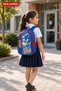 Sonic Blue Hedgehog Primary School School Bag Children's Student Backpack Daily Use 36 X 28 X 18 cm - 3