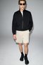 Kanu men's stand collar zippered black sweatshirt - 4