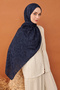 Aerobin Jacquard Leaf Patterned Shawl 136 - 2