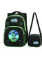 Bat Dinosaur Primary School School Bag Lunchbox Backpack Set of 2 37 X 27 X 20 cm - 6