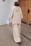 Hooded Zippered Oysho Set Tsd260288 Beige - 6