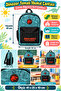 Dinosaur Themed Primary School School Bag Children's Student Backpack Daily Use 41 X 25 X 10 cm