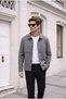Buttoned Cashmere Jacket with Hidden Pocket Design - 2