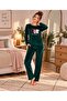 Charme Winter Velvet Pajama Set - 3
