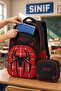 Spider Hero Embroidered Primary School School Bag Lunchbox Set of 2 36 X 28 X 19 cm - 6