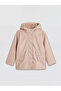 Pink Hooded Girl's Coat - 3