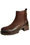 1950811K Women's Genuine Leather Thick Sole Heeled Boots - 7