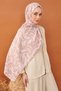 Aerobin Jacquard Leaf Patterned Shawl 16 - 2