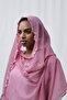 2-Piece Embroidery Hijab Set for Women – Elegant Embroidered Lightweight Headscarves - 3