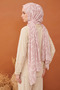 Aerobin Jacquard Leaf Patterned Shawl 16 - 5