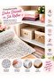 1 Meter X 50 cm Refrigerator Damtel Patterned Transparent Cabinet Interior, Drawer Shelf Transparent Shelf Non-Slip Cabinet Drawer Cover - 2