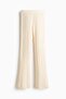 Flared pointelle-knit trousers - 6