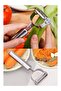 Stainless Steel Vegetable Fruit Julienne Peeler & Chopper 17 cm - 3
