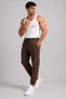 Premium Unisex Three-Thread Sweatpants with Elastic Cuffs and Pockets Jogger - 2