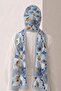 Patterned Shawl - Bamboo Kraş Printed Shawl 16 - 3